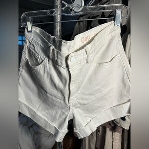 Women's gap 1969 sexy boyfriend shorts denim 28p white great conditon